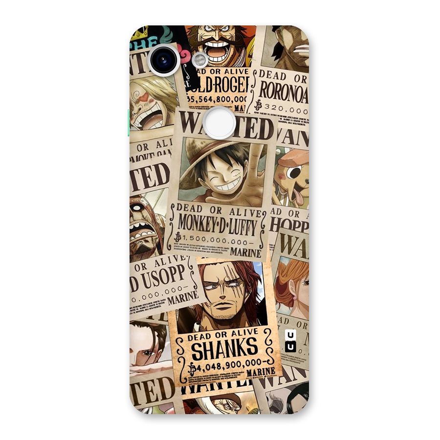 One Piece Most Wanted Back Case for Google Pixel 3
