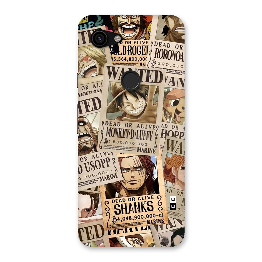 One Piece Most Wanted Back Case for Google Pixel 3a