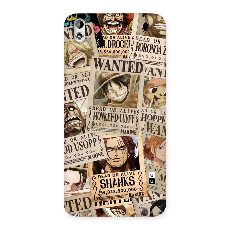 One Piece Most Wanted Back Case for HTC Desire 816g