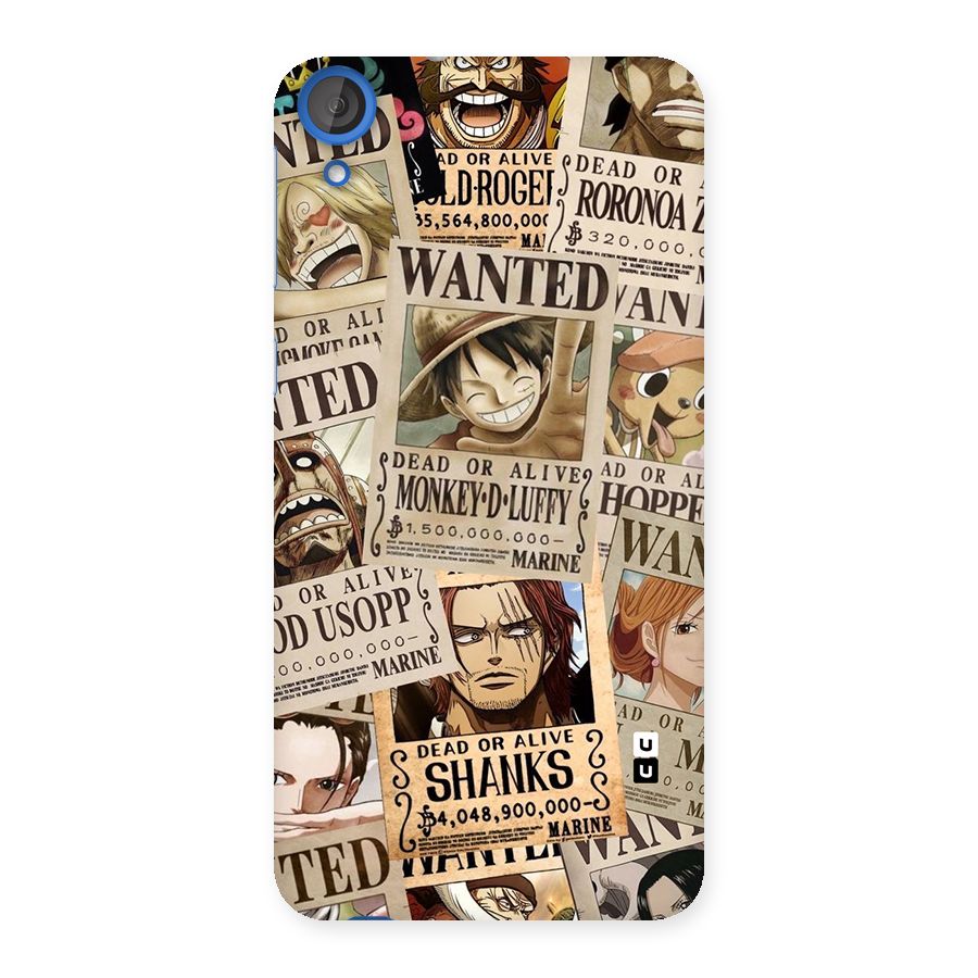 One Piece Most Wanted Back Case for HTC Desire 820