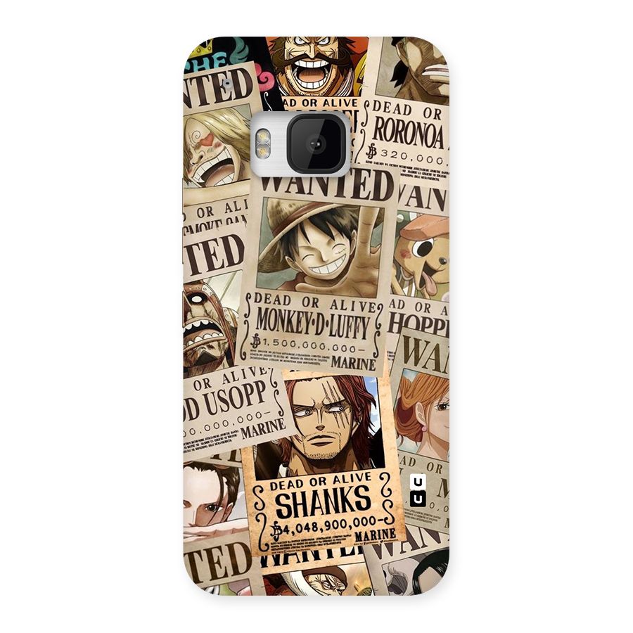 One Piece Most Wanted Back Case for HTC One M9