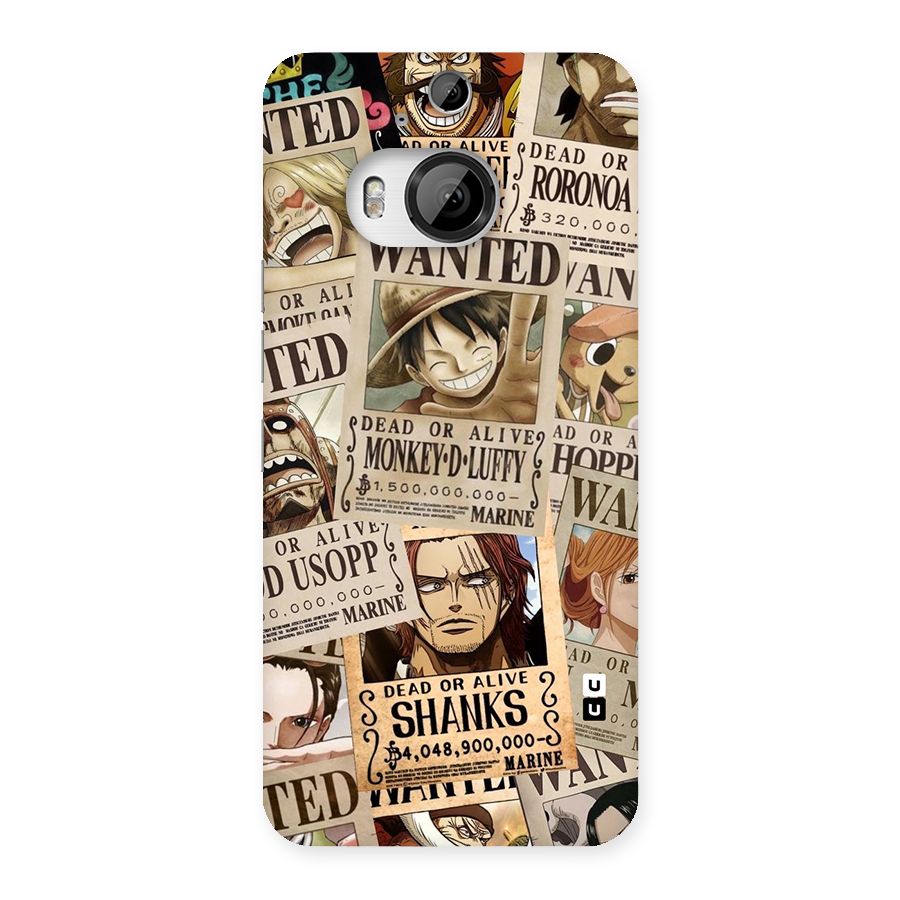 One Piece Most Wanted Back Case for HTC One M9 Plus