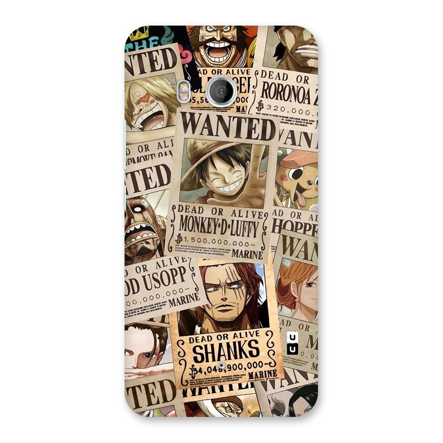 One Piece Most Wanted Back Case for HTC U11
