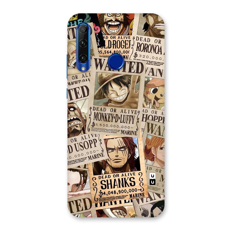 One Piece Most Wanted Back Case for Honor 20i