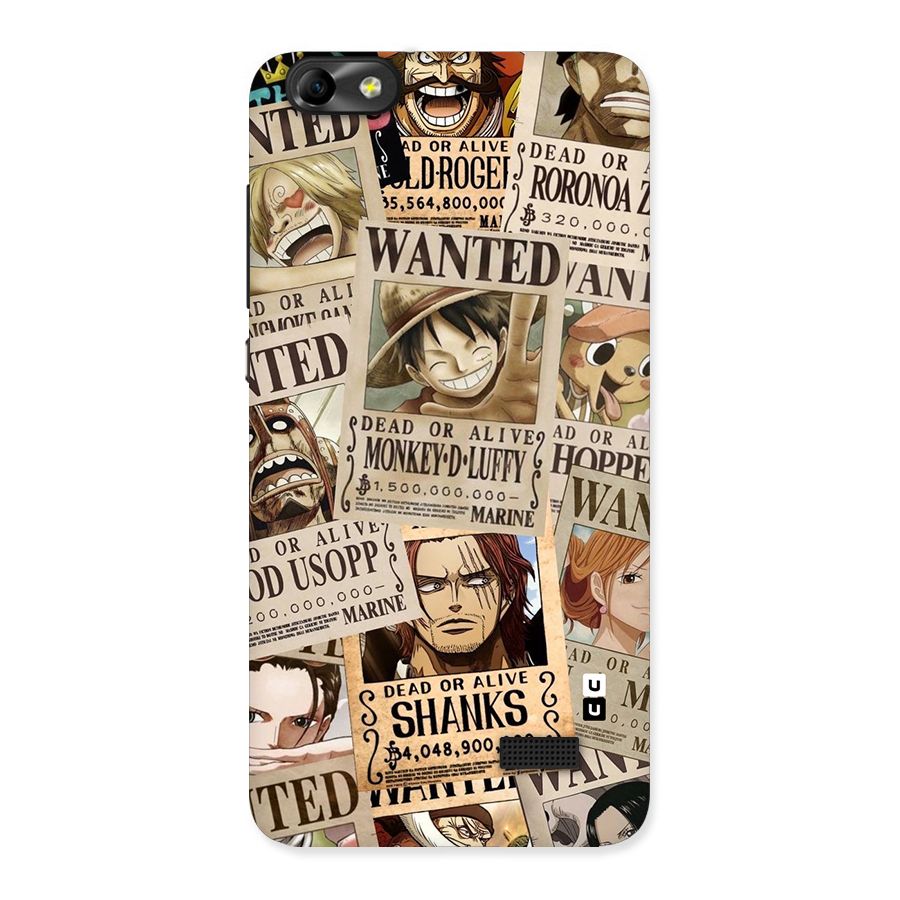One Piece Most Wanted Back Case for Honor 4C