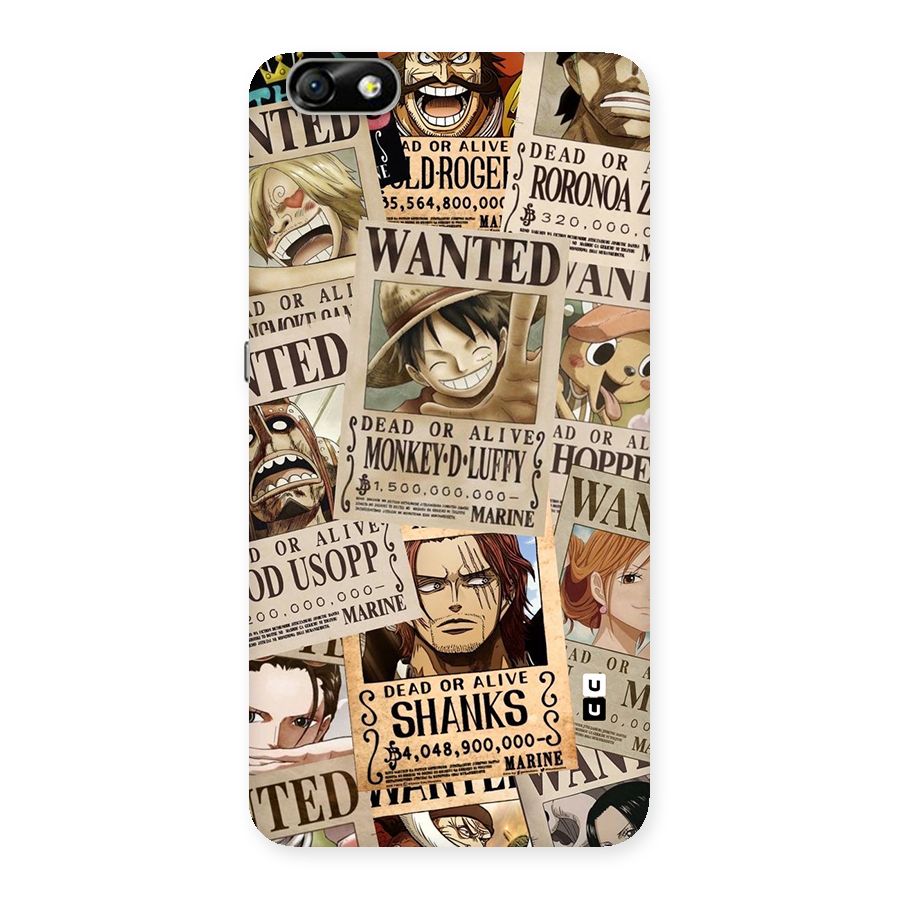 One Piece Most Wanted Back Case for Honor 4X