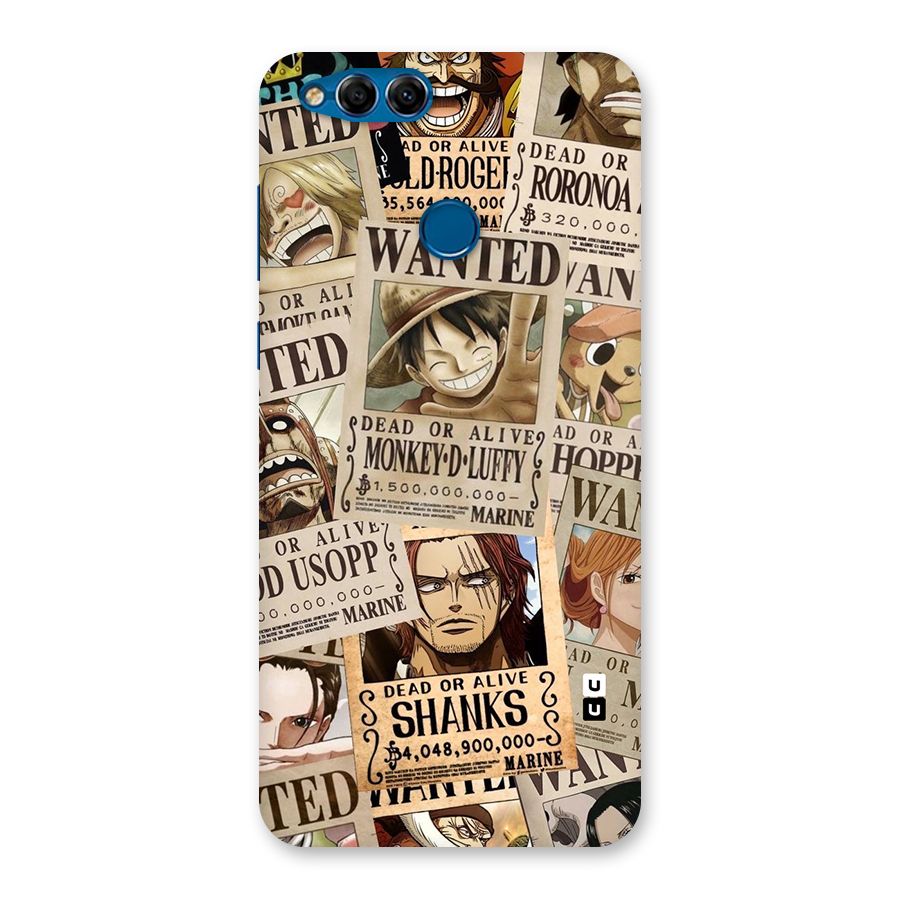One Piece Most Wanted Back Case for Honor 7X