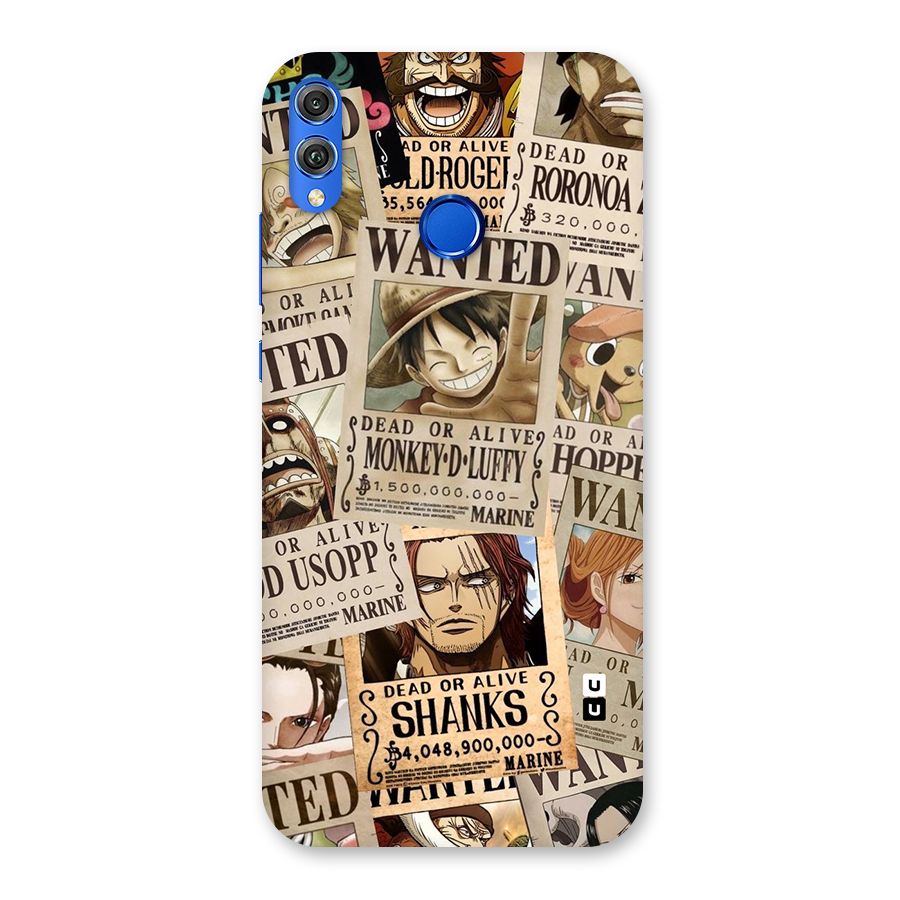 One Piece Most Wanted Back Case for Honor 8X