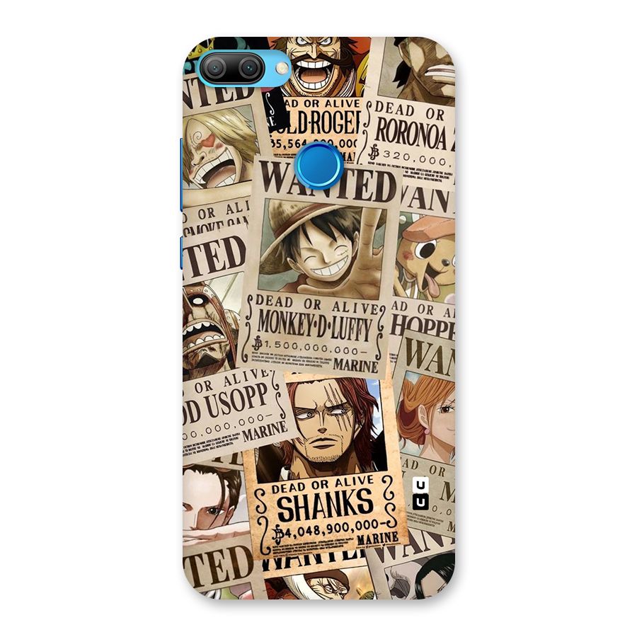 One Piece Most Wanted Back Case for Honor 9N