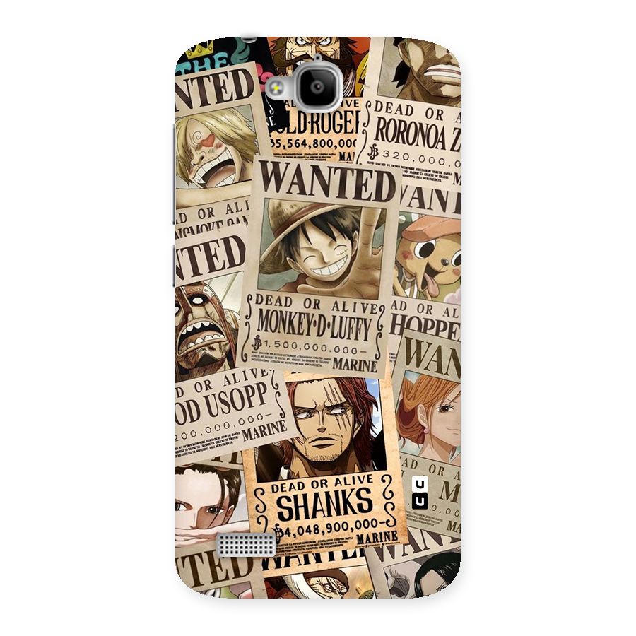 One Piece Most Wanted Back Case for Honor Holly