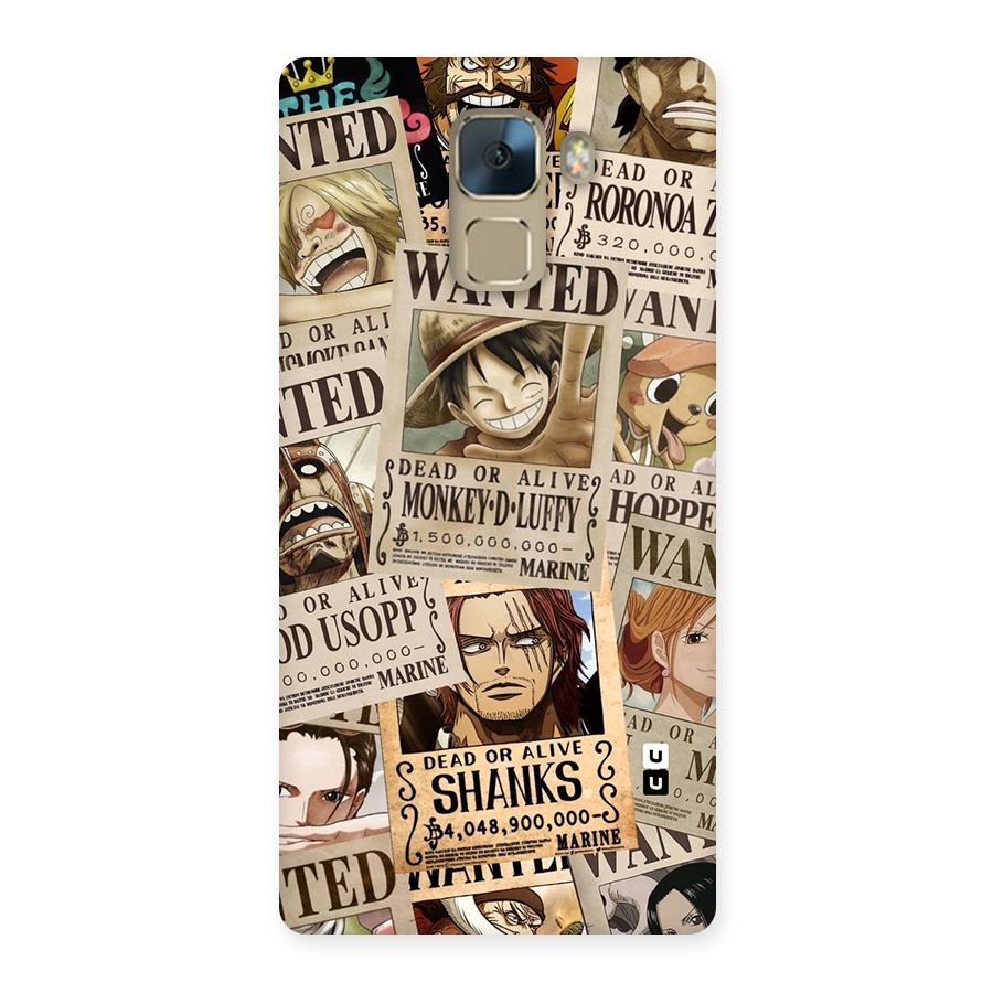 One Piece Most Wanted Back Case for Huawei Honor 7