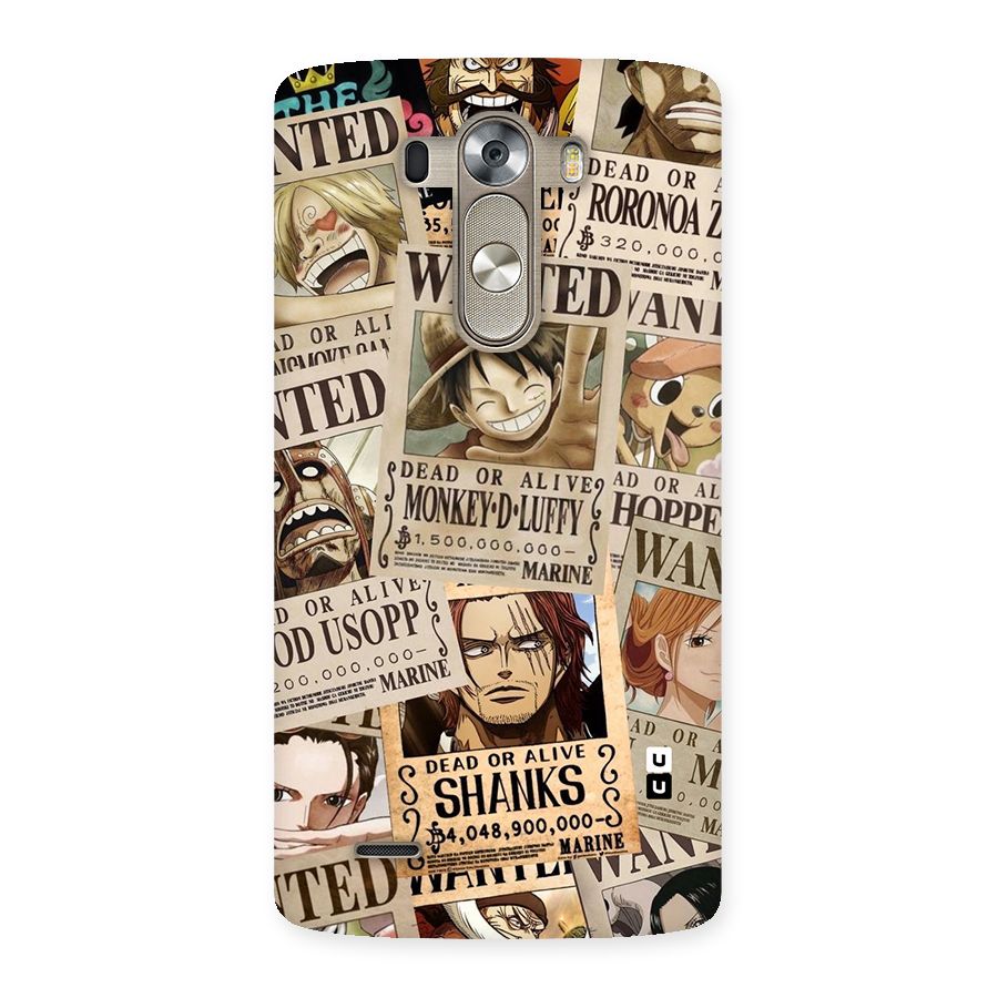 One Piece Most Wanted Back Case for LG G3