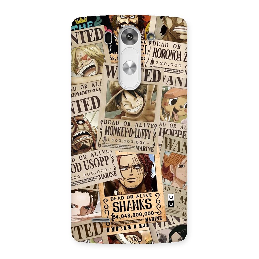 One Piece Most Wanted Back Case for LG G3 Mini