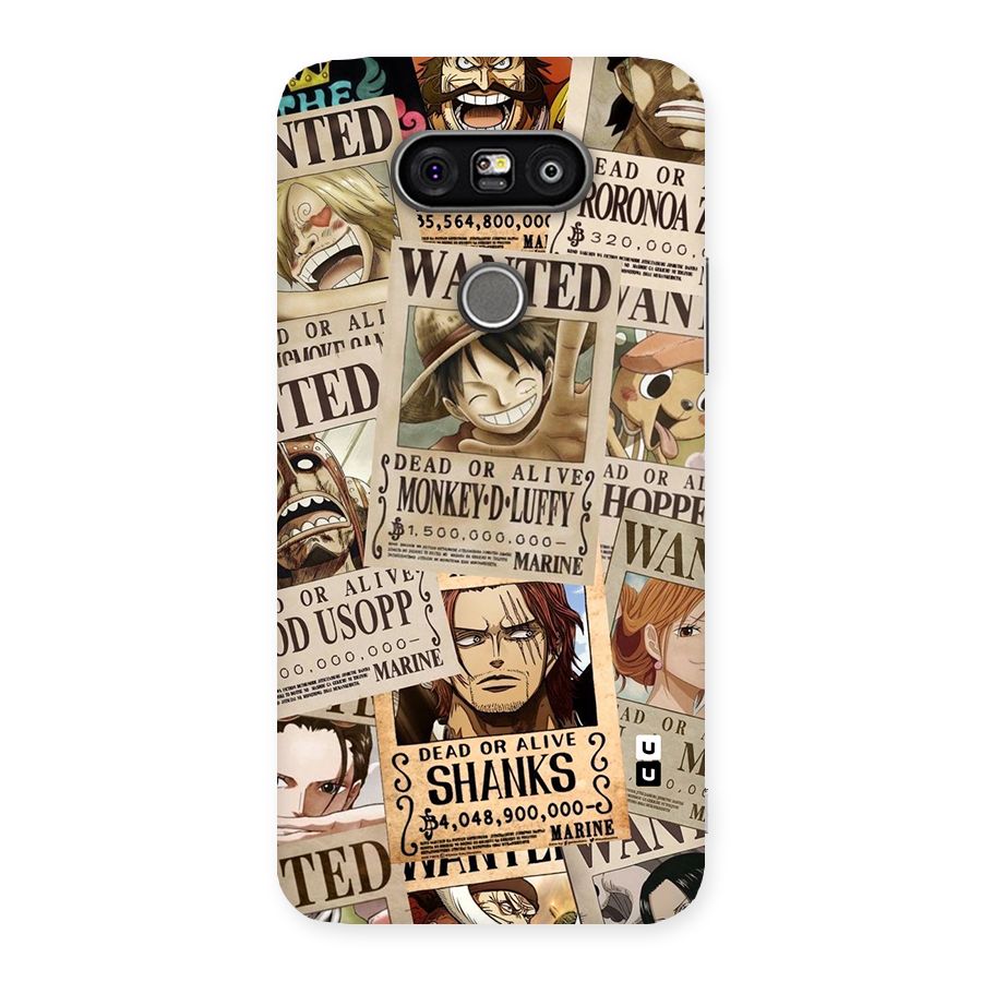 One Piece Most Wanted Back Case for LG G5