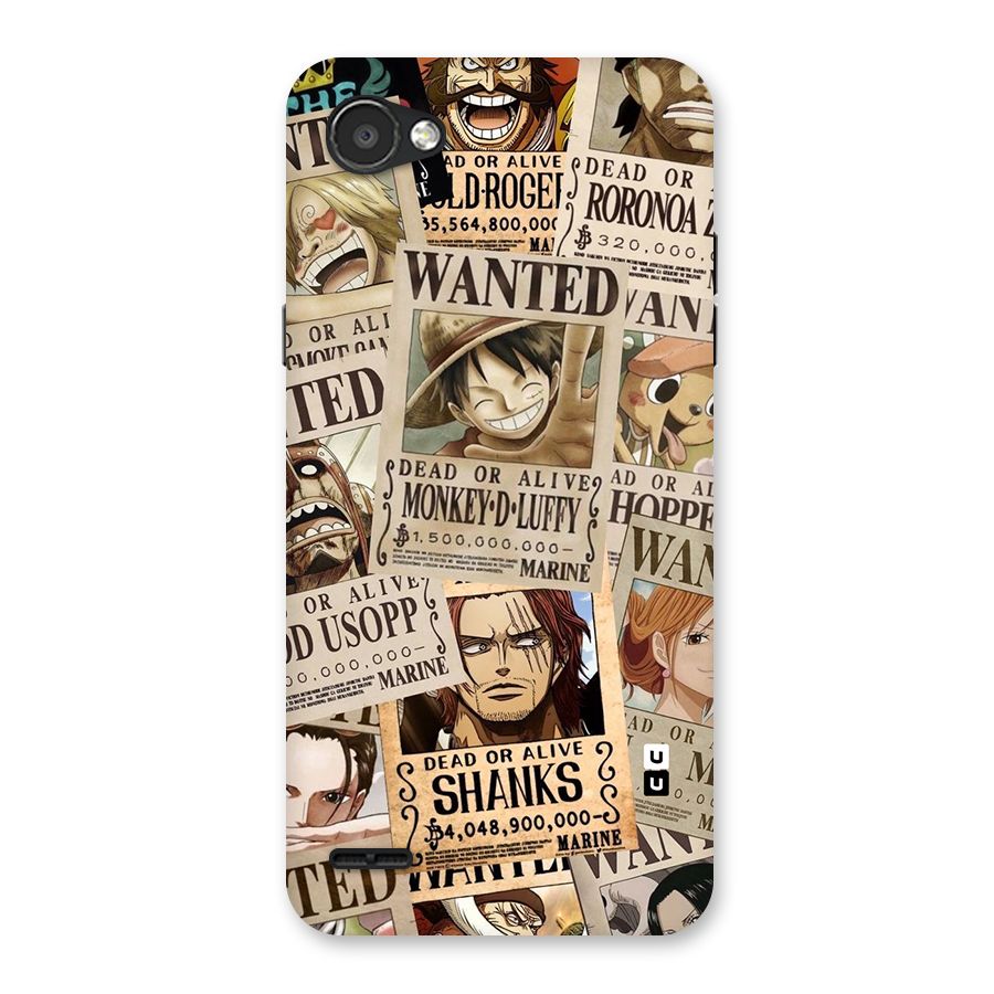 One Piece Most Wanted Back Case for LG Q6
