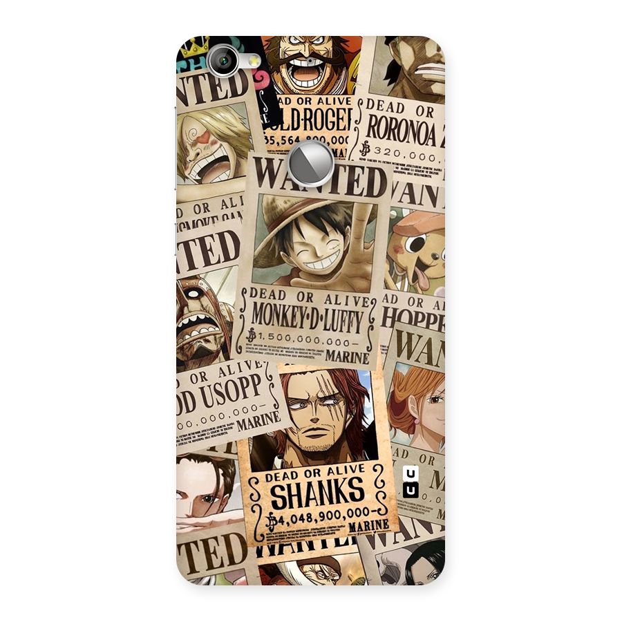 One Piece Most Wanted Back Case for LeTV Le 1s