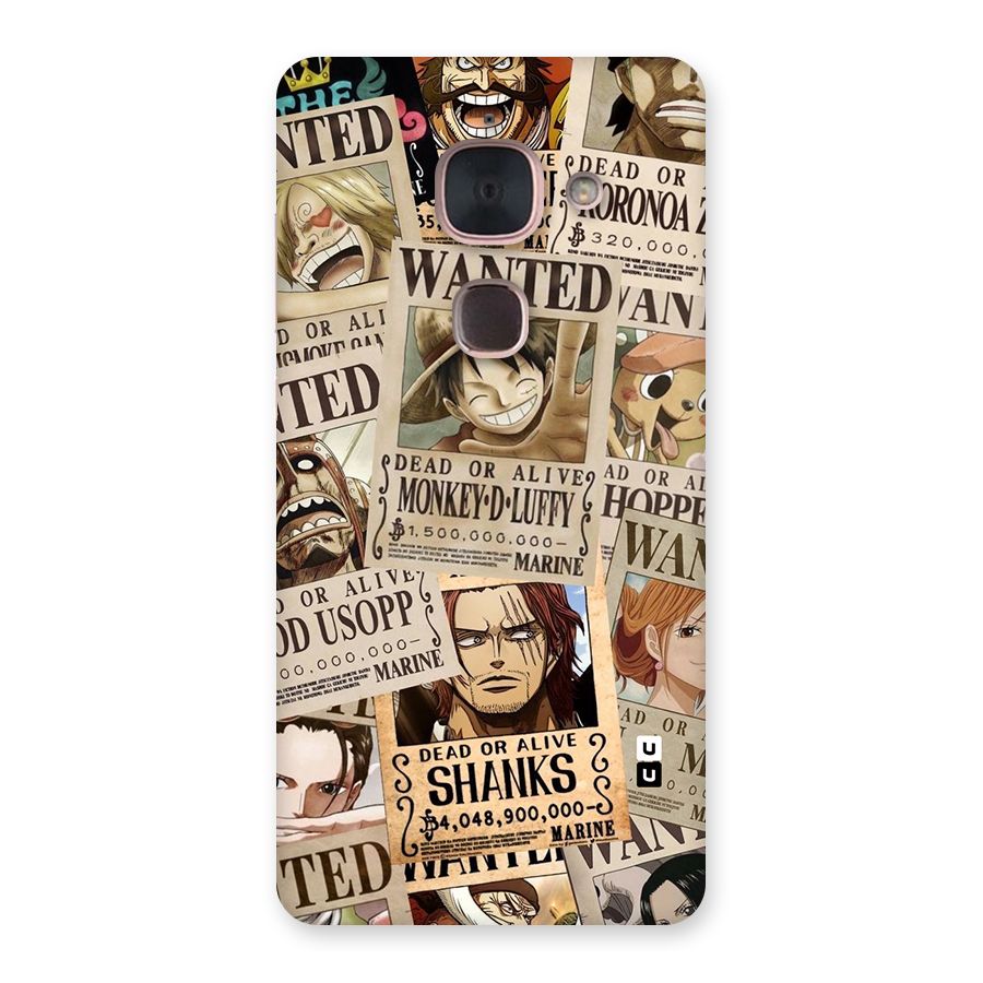 One Piece Most Wanted Back Case for Le Max 2