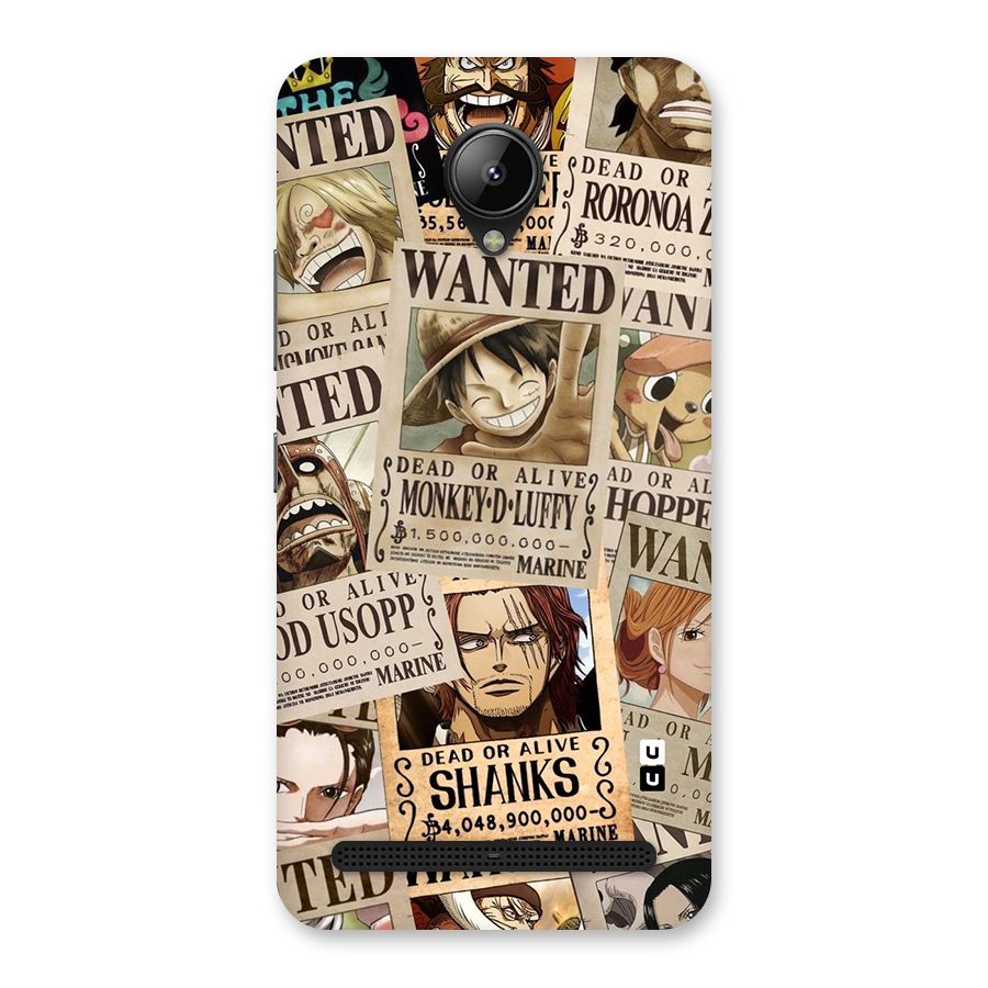 One Piece Most Wanted Back Case for Lenovo C2