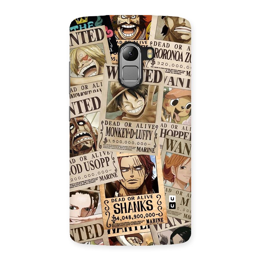 One Piece Most Wanted Back Case for Lenovo K4 Note