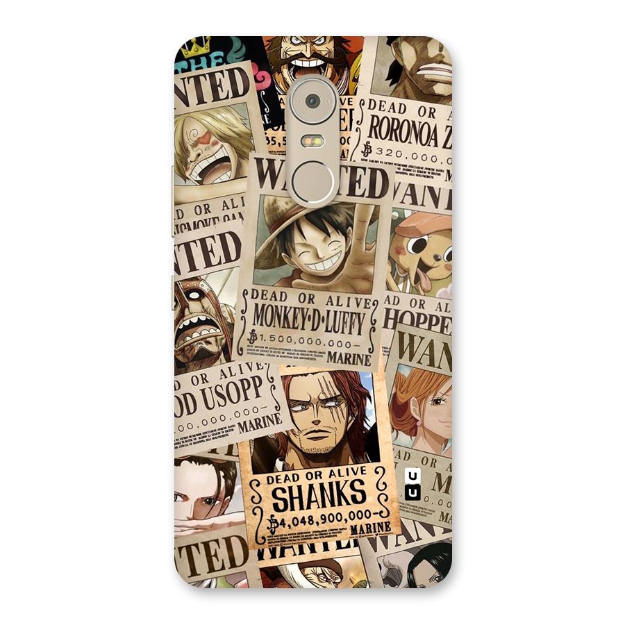 One Piece Most Wanted Back Case for Lenovo K6 Note