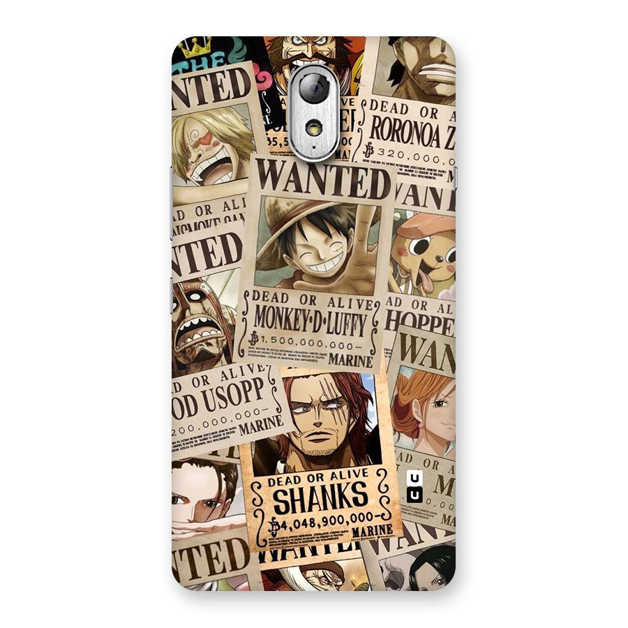 One Piece Most Wanted Back Case for Lenovo Vibe P1M