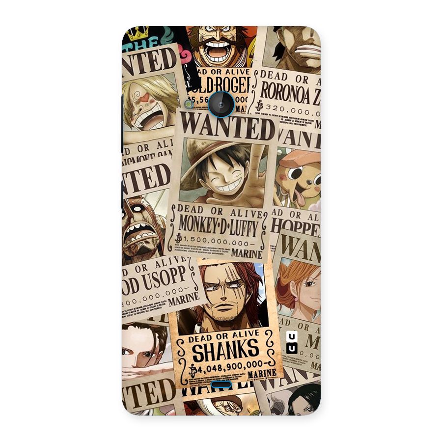 One Piece Most Wanted Back Case for Lumia 540