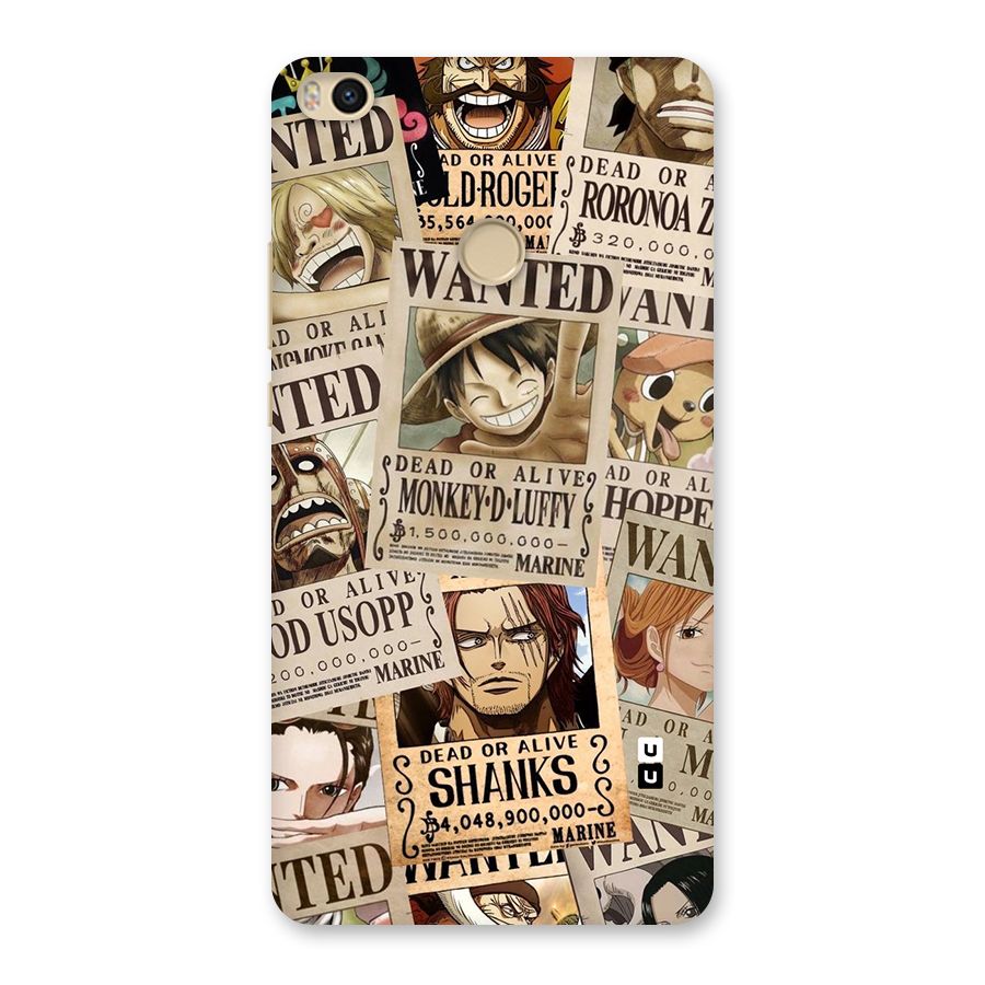 One Piece Most Wanted Back Case for Mi Max 2