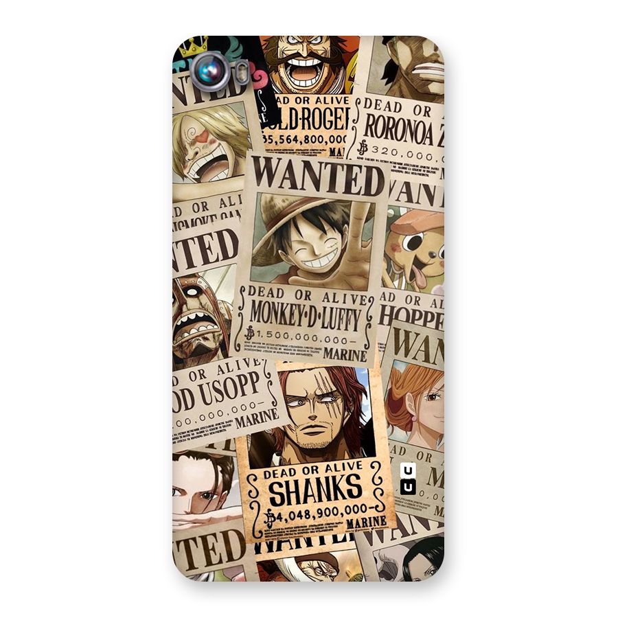 One Piece Most Wanted Back Case for Micromax Canvas Fire 4 A107