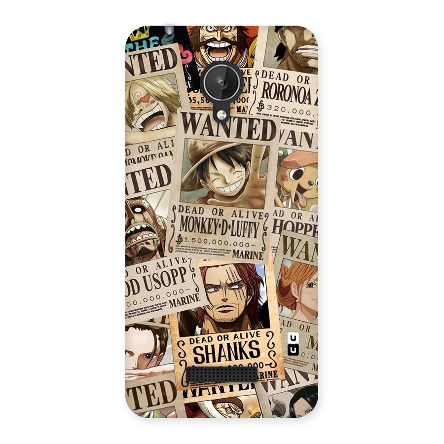 One Piece Most Wanted Back Case for Micromax Canvas Spark Q380