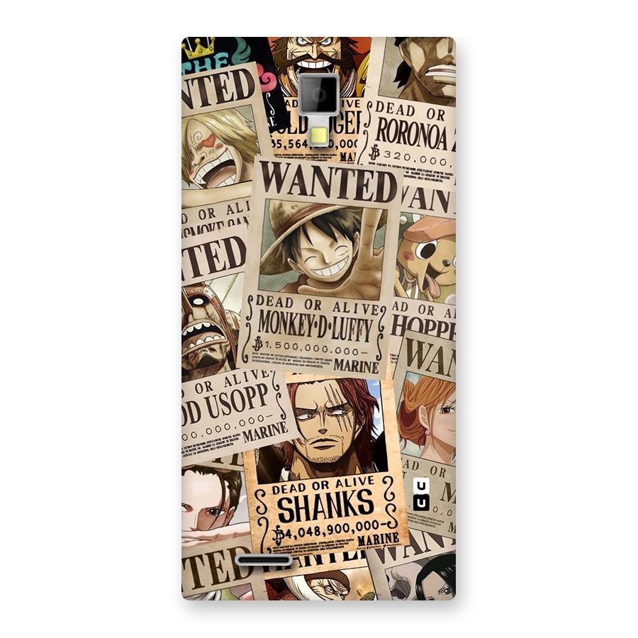 One Piece Most Wanted Back Case for Micromax Canvas Xpress A99