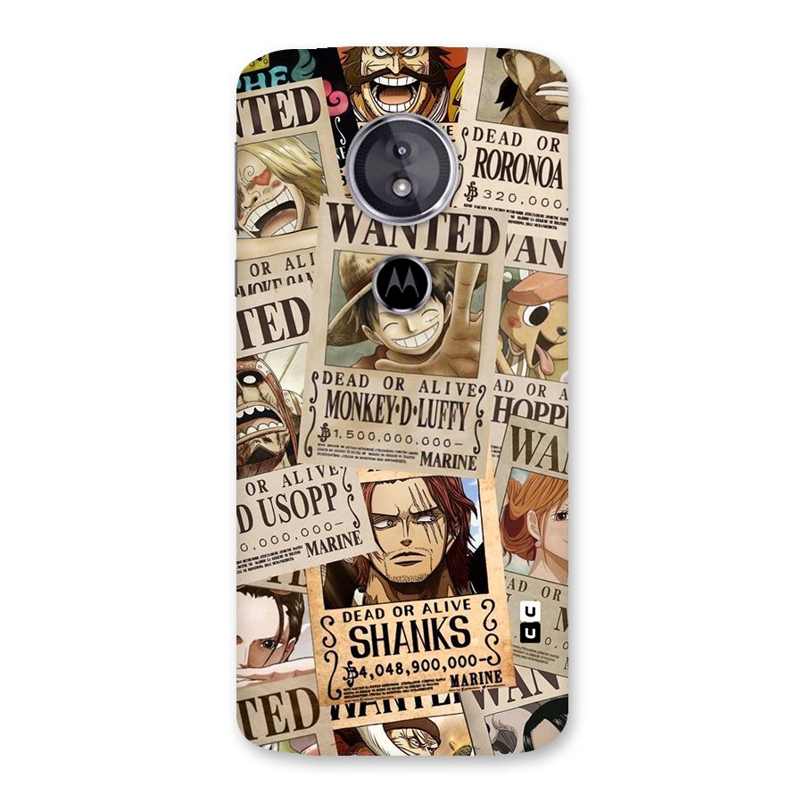 One Piece Most Wanted Back Case for Moto E5