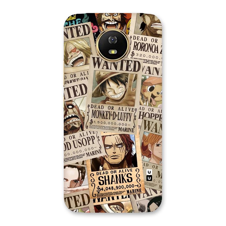 One Piece Most Wanted Back Case for Moto G5s