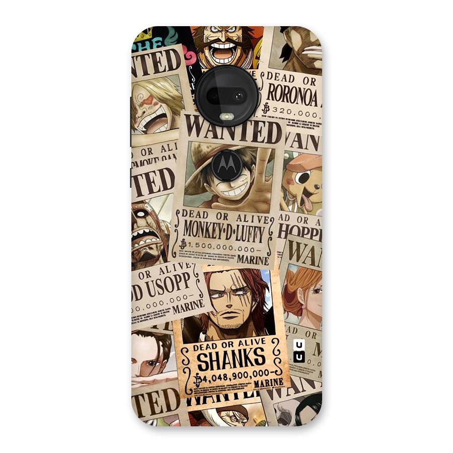 One Piece Most Wanted Back Case for Moto G7