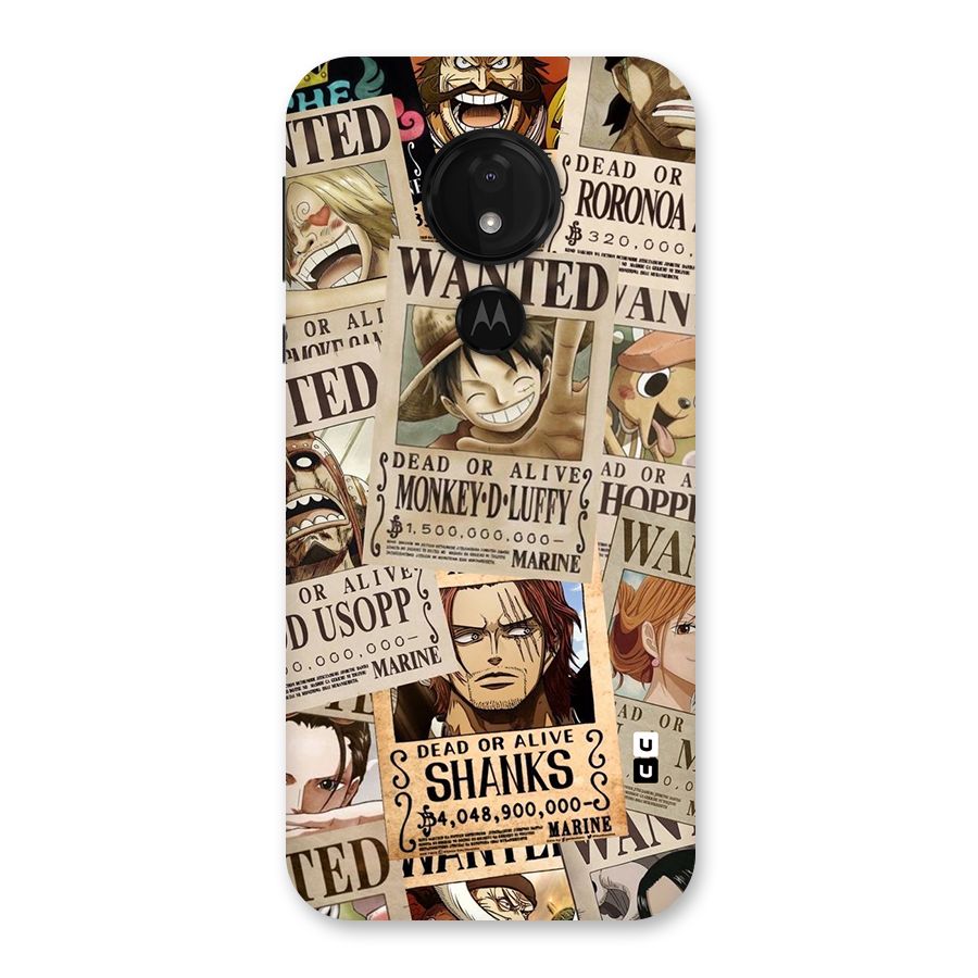 One Piece Most Wanted Back Case for Moto G7 Power
