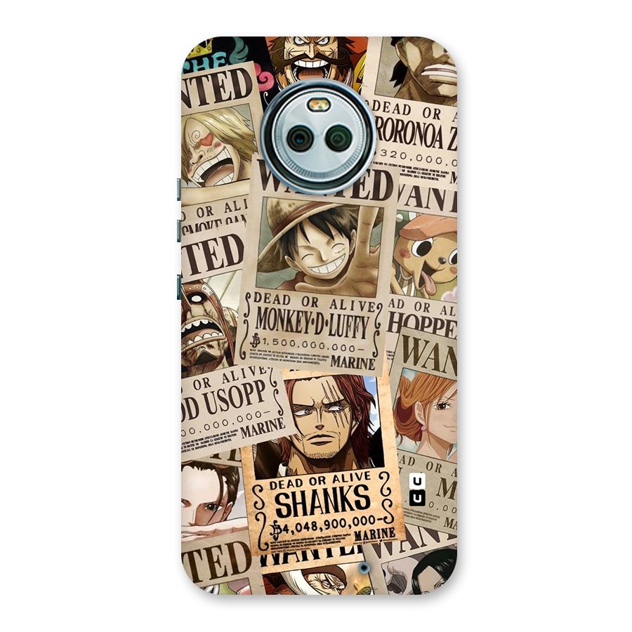 One Piece Most Wanted Back Case for Moto X4