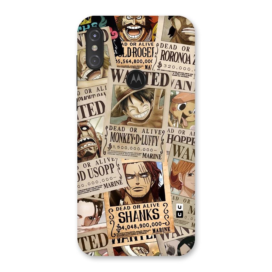 One Piece Most Wanted Back Case for Motorola One Power