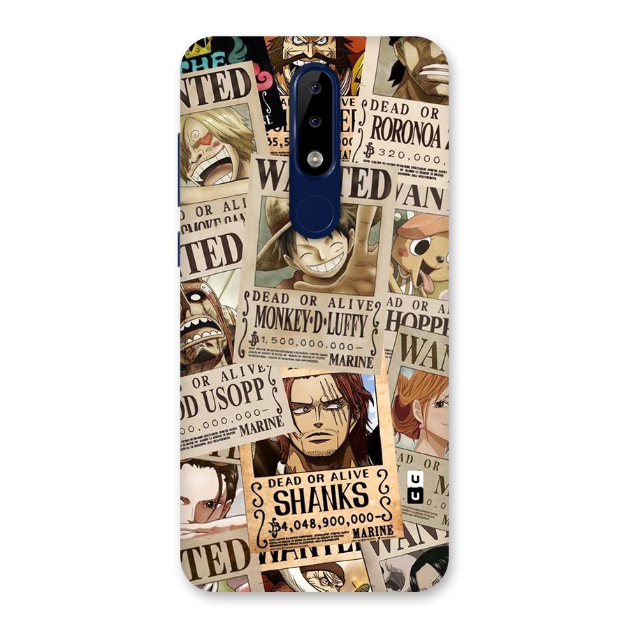 One Piece Most Wanted Back Case for Nokia 5.1 Plus