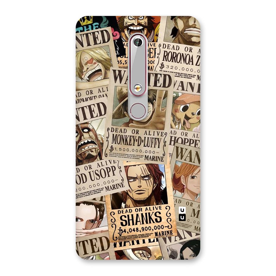 One Piece Most Wanted Back Case for Nokia 6.1
