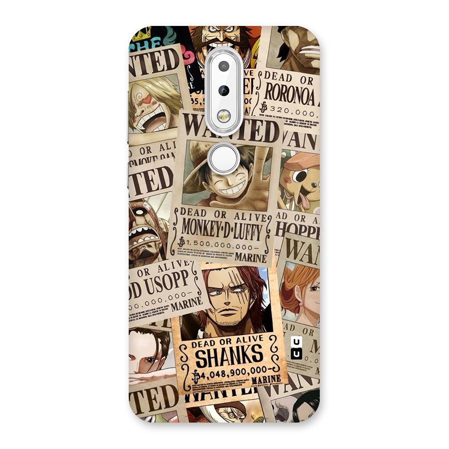 One Piece Most Wanted Back Case for Nokia 6.1 Plus