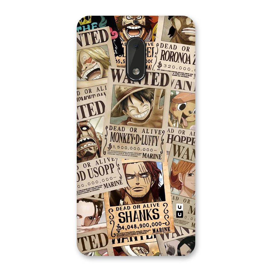 One Piece Most Wanted Back Case for Nokia 6