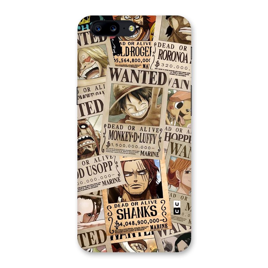 One Piece Most Wanted Back Case for OnePlus 5