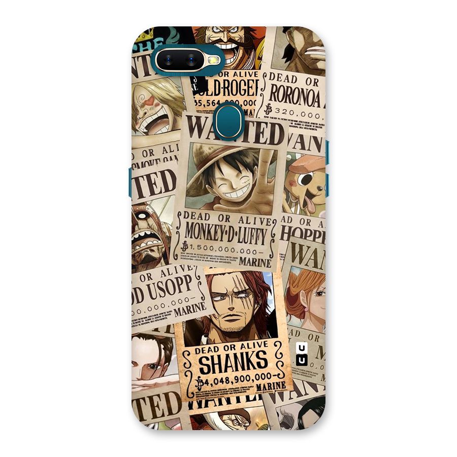 One Piece Most Wanted Back Case for Oppo A11k