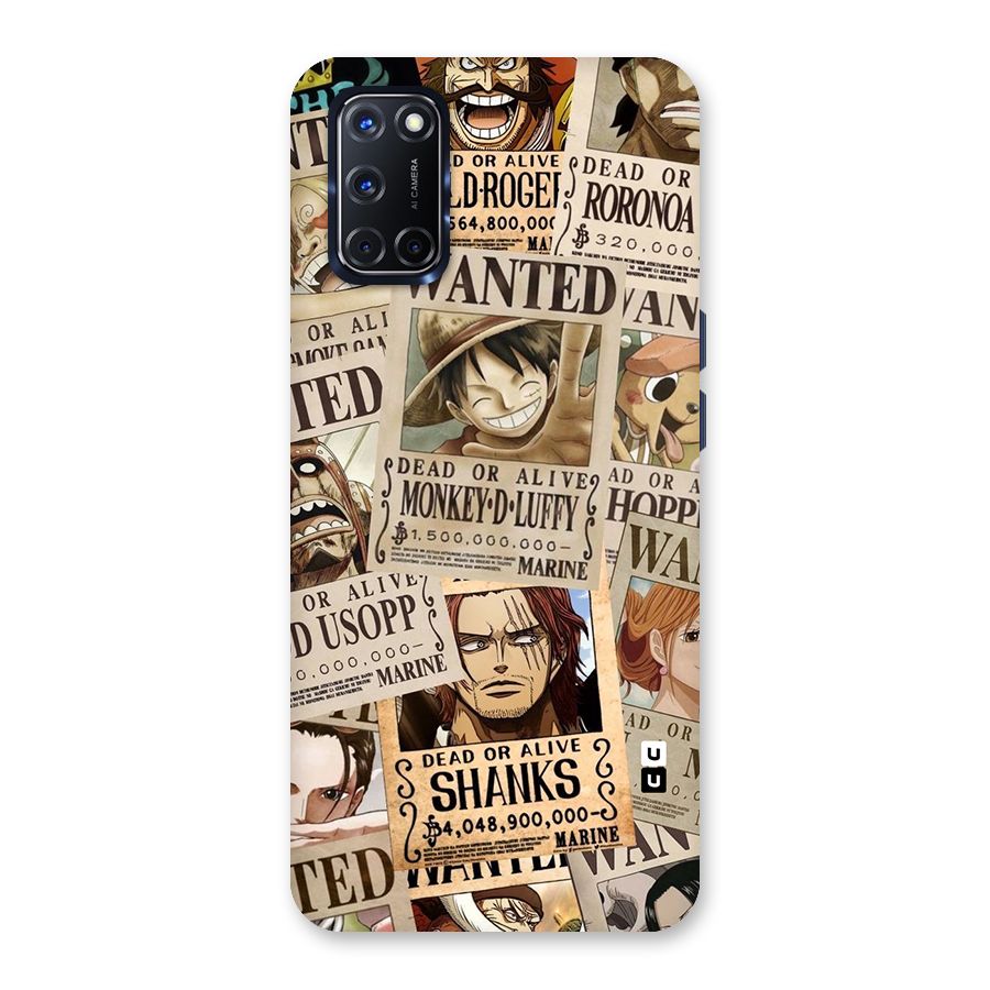 One Piece Most Wanted Back Case for Oppo A52