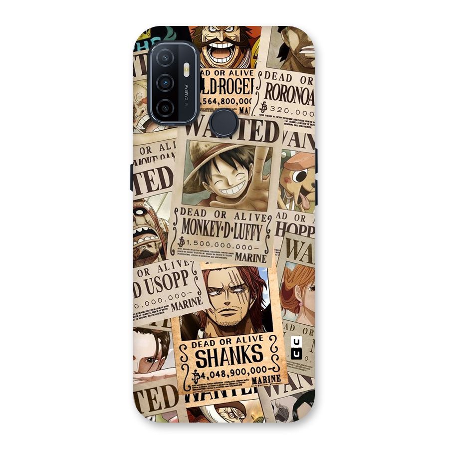 One Piece Most Wanted Back Case for Oppo A53