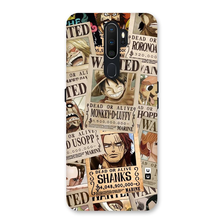 One Piece Most Wanted Back Case for Oppo A5 (2020)