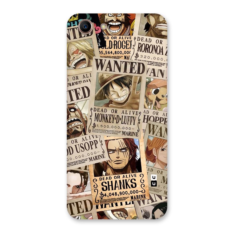 One Piece Most Wanted Back Case for Oppo A83 (2018)