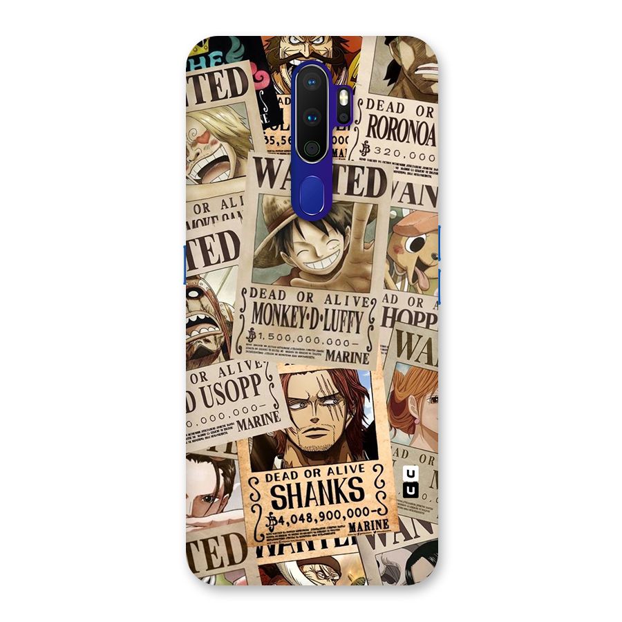One Piece Most Wanted Back Case for Oppo A9 (2020)
