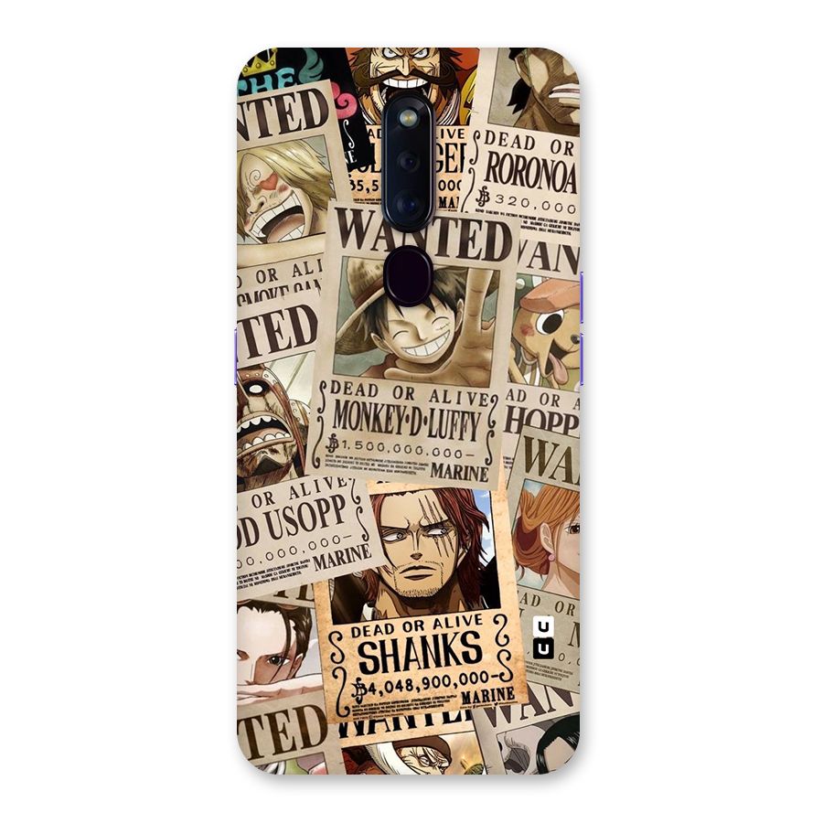 One Piece Most Wanted Back Case for Oppo F11 Pro