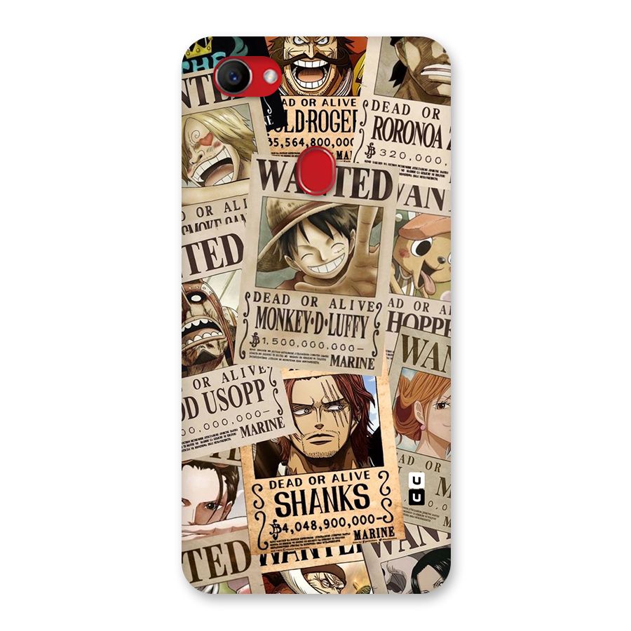 One Piece Most Wanted Back Case for Oppo F7