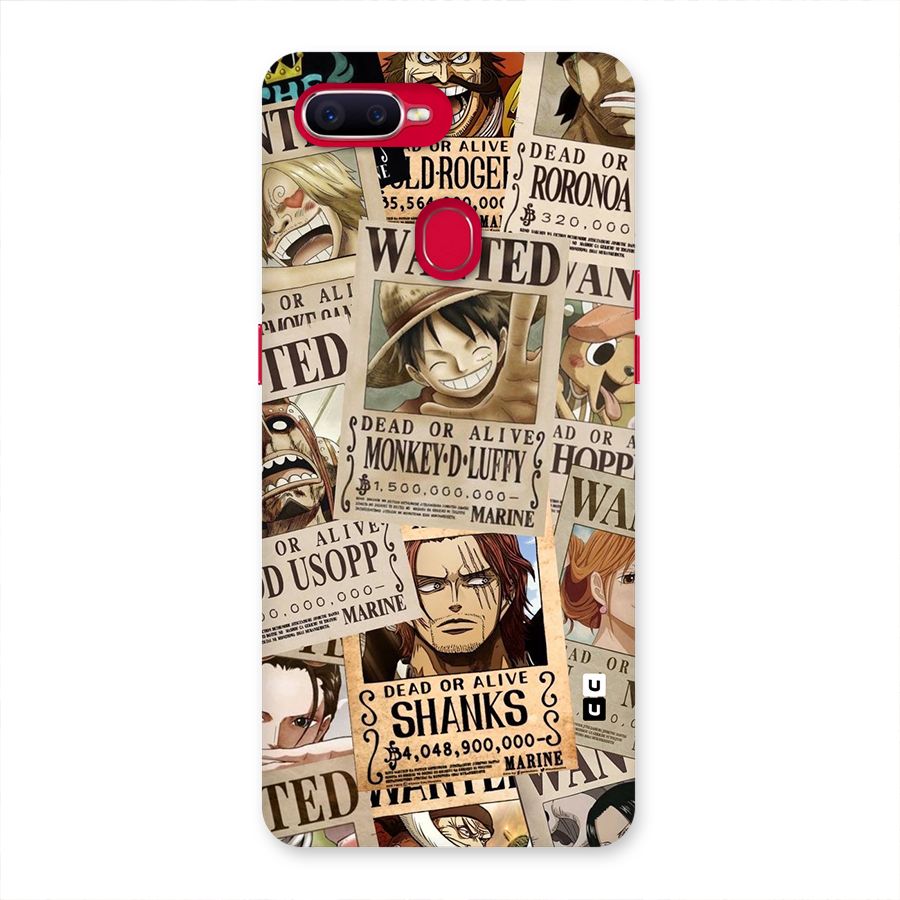 One Piece Most Wanted Back Case for Oppo F9 Pro